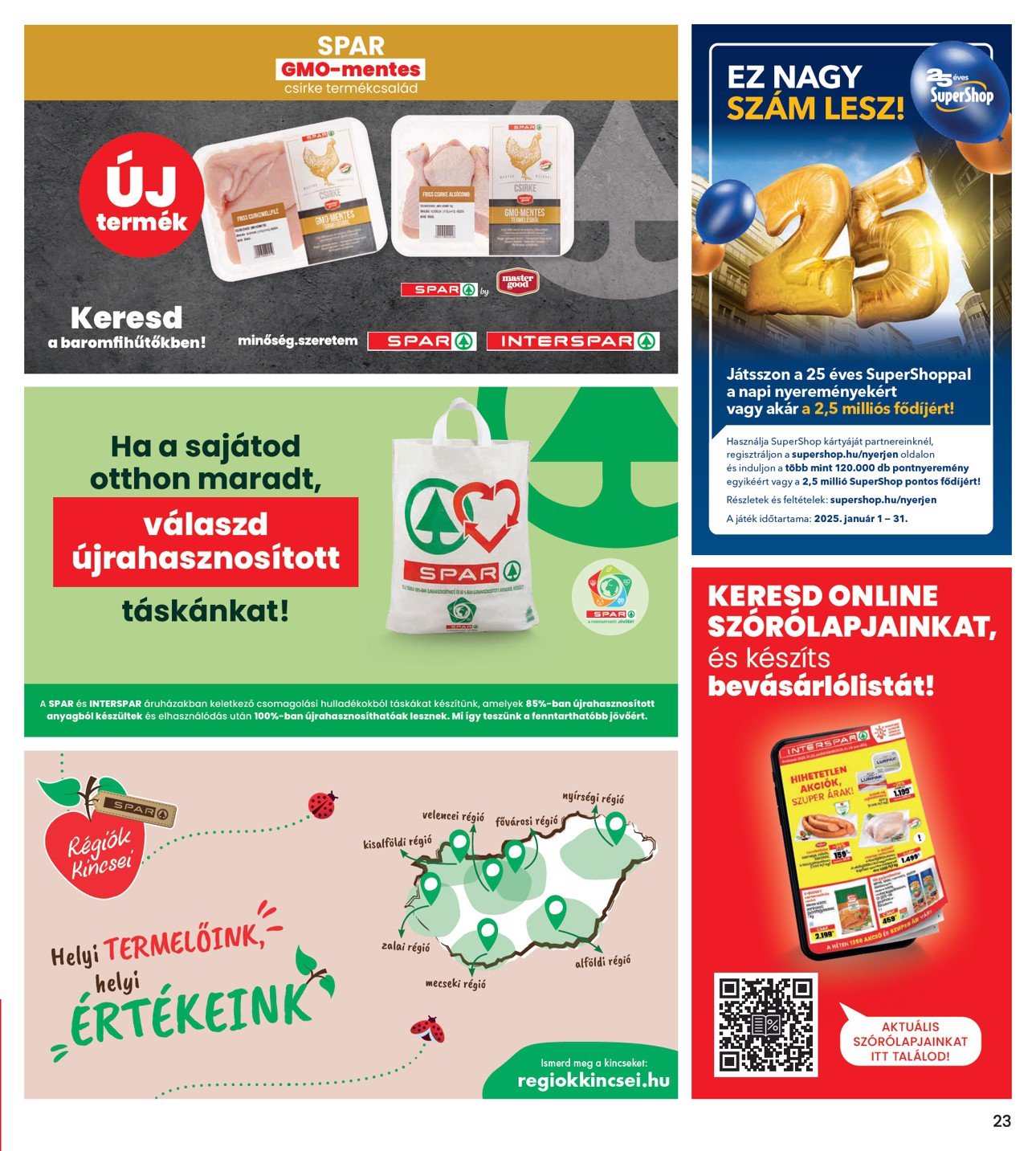 spar - INTERSPAR akciós újság, érvényes 01.23. - 01.29. - page: 23