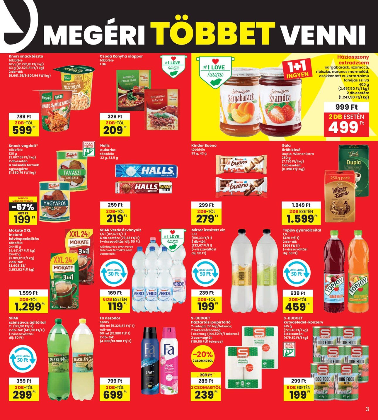 spar - INTERSPAR akciós újság, érvényes 01.23. - 01.29. - page: 3