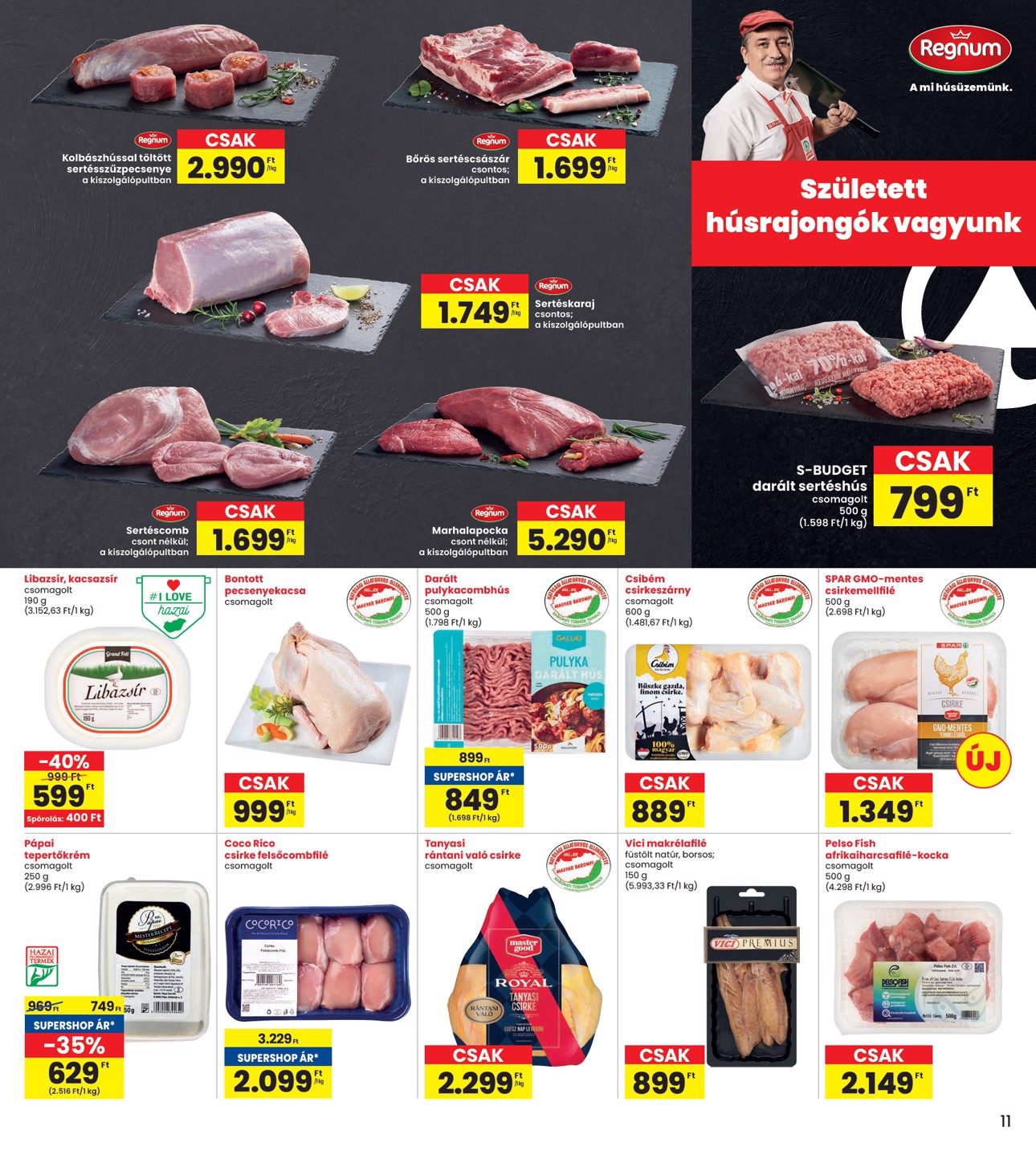 spar - INTERSPAR akciós újság, érvényes 01.23. - 01.29. - page: 11