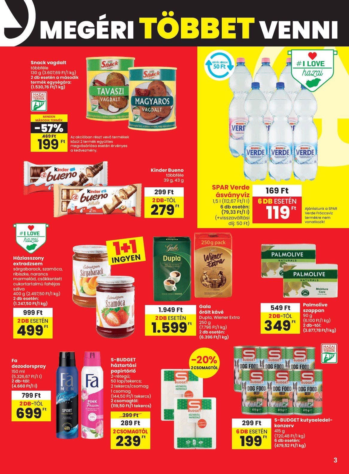 spar - SPAR akciós újság, érvényes 01.23. - 01.29. - page: 3