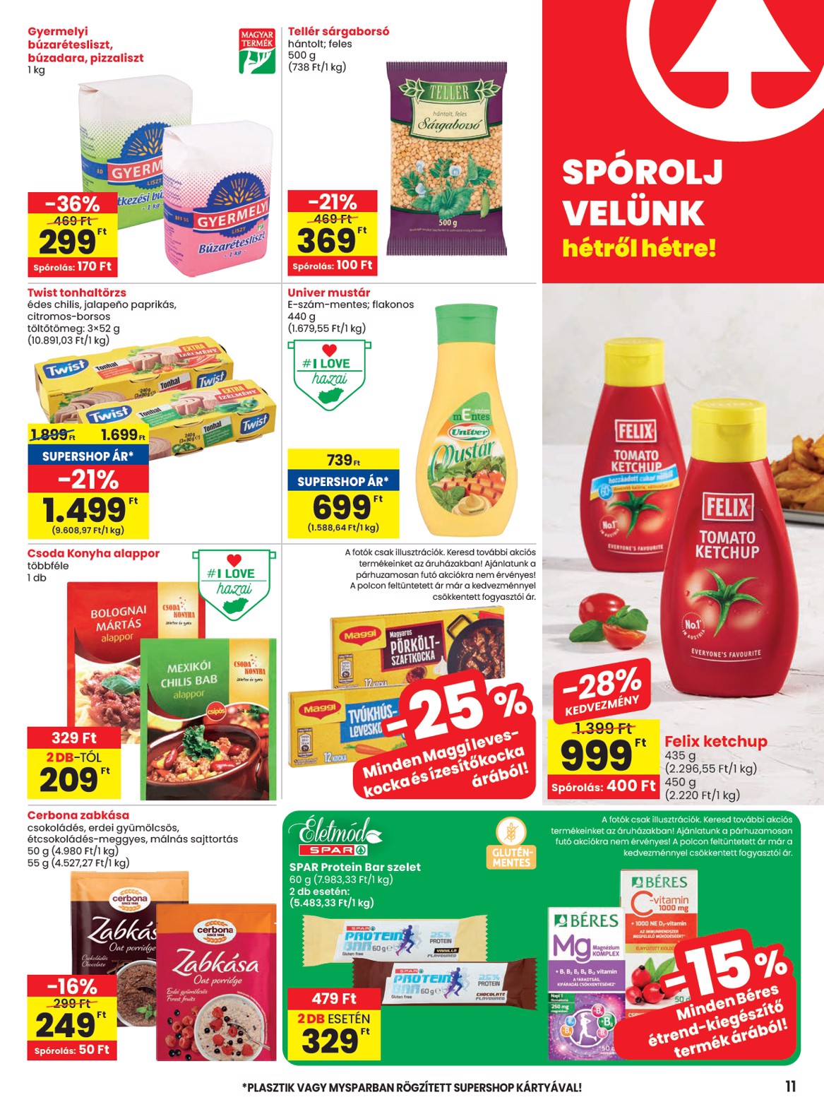 spar - SPAR akciós újság, érvényes 01.23. - 01.29. - page: 11