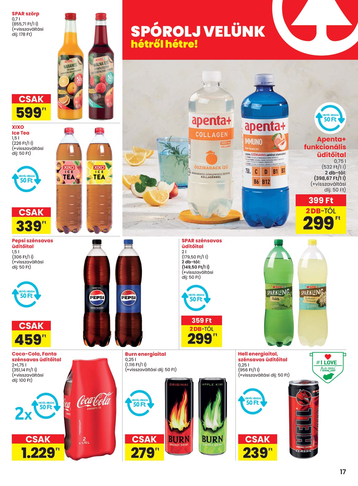 spar - SPAR akciós újság, érvényes 01.23. - 01.29. - page: 17