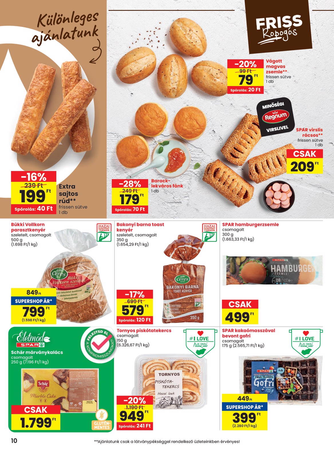 spar - SPAR akciós újság, érvényes 01.23. - 01.29. - page: 10