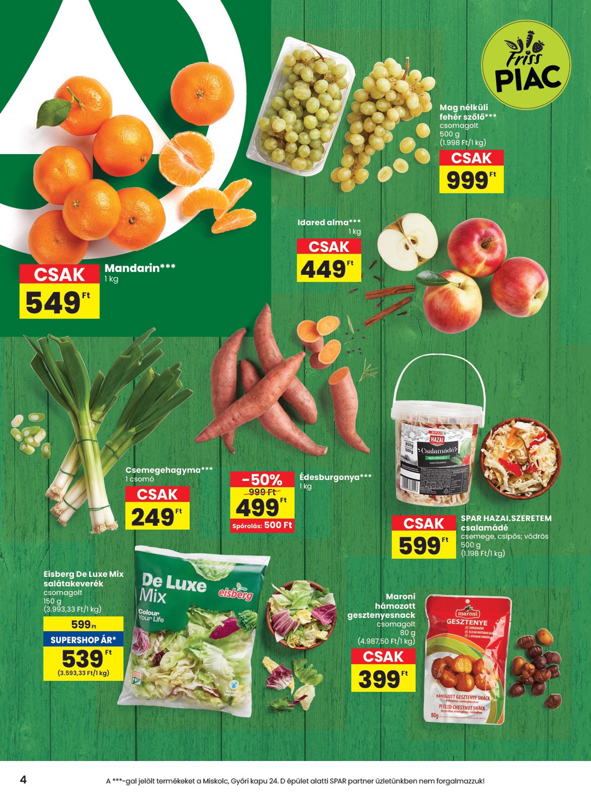 spar - SPAR akciós újság, érvényes 01.23. - 01.29. - page: 4