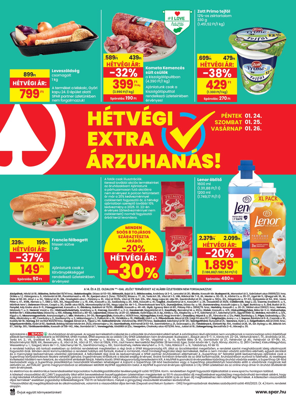 spar - SPAR akciós újság, érvényes 01.23. - 01.29. - page: 24