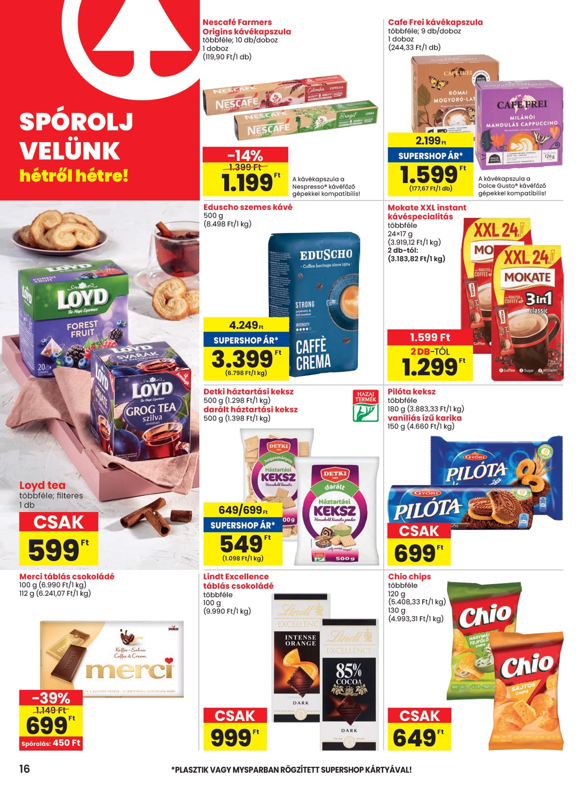 spar - SPAR akciós újság, érvényes 01.23. - 01.29. - page: 16