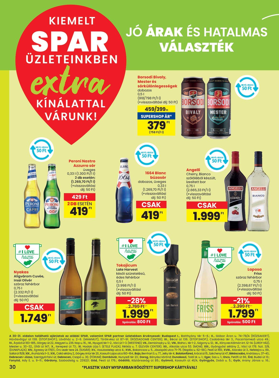 spar - SPAR - Extra akciós újság, érvényes 01.23. - 01.29. - page: 7