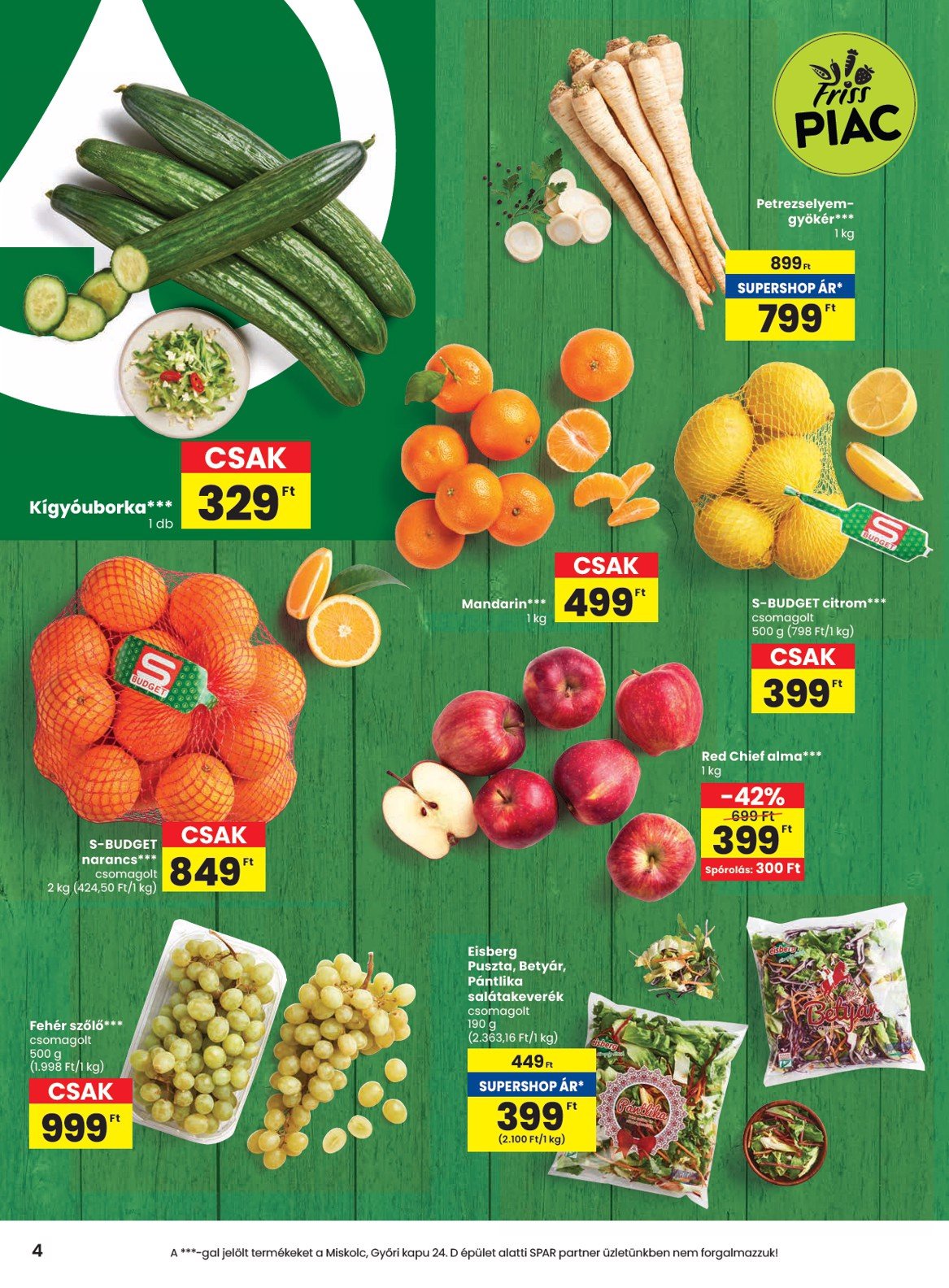 spar - SPAR akciós újság, érvényes 02.06. - 02.12. - page: 4