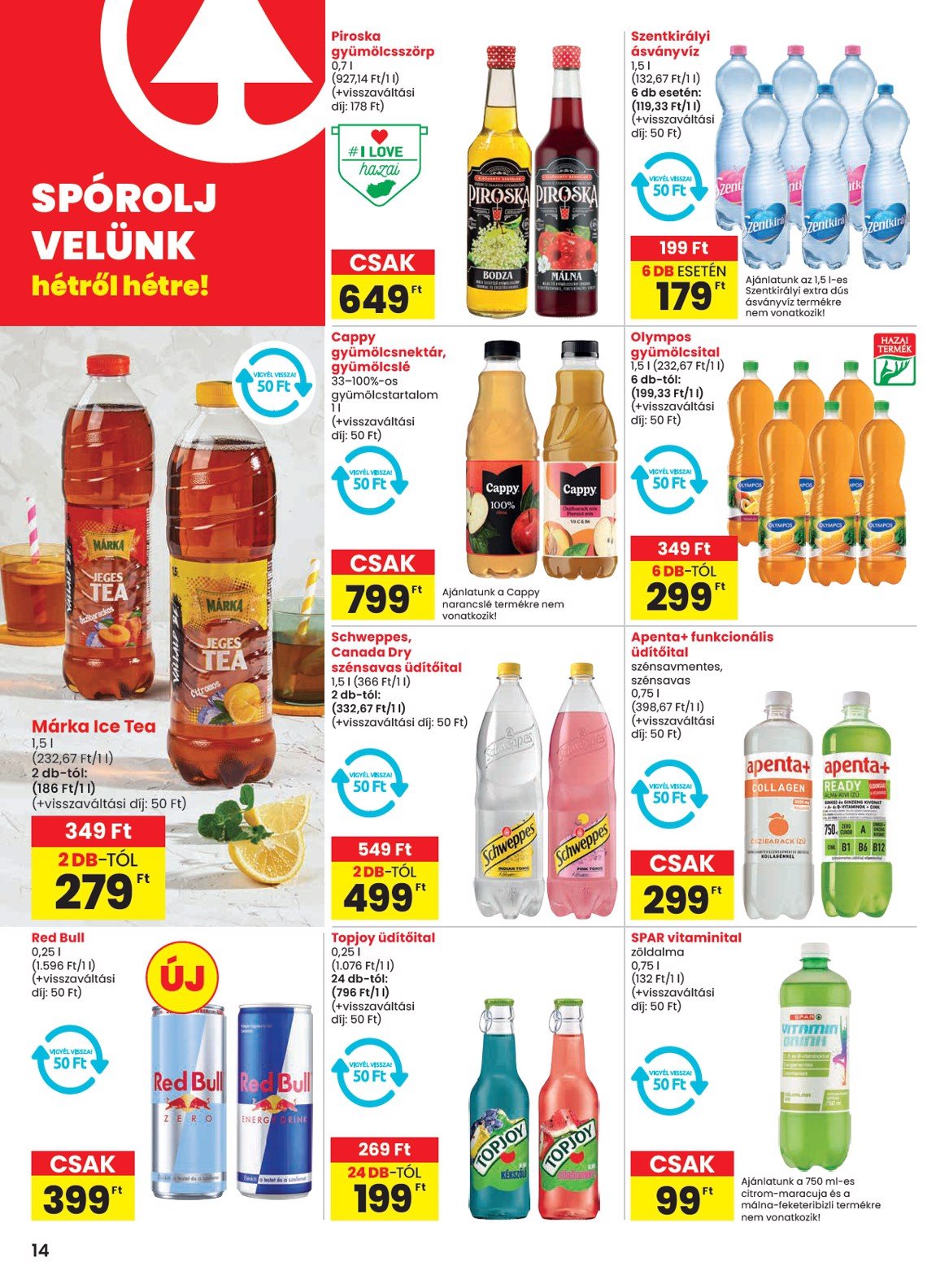 spar - SPAR akciós újság, érvényes 02.06. - 02.12. - page: 14