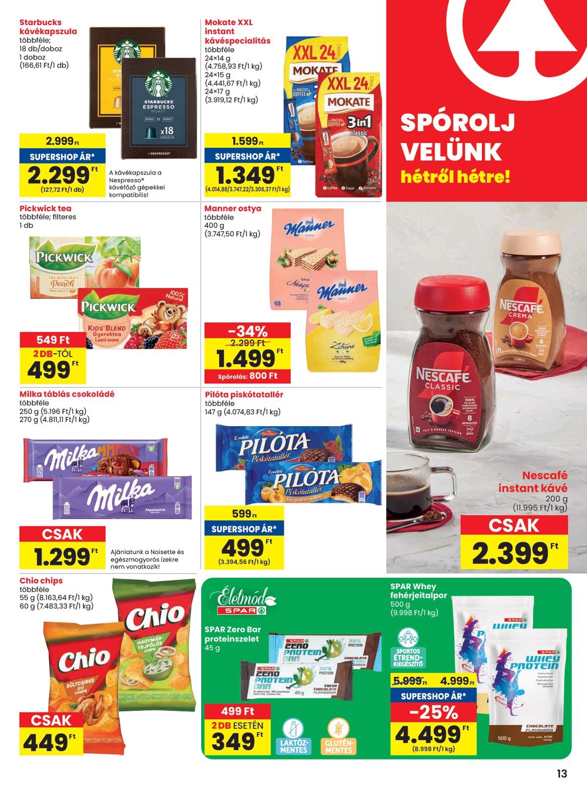 spar - SPAR akciós újság, érvényes 02.06. - 02.12. - page: 13