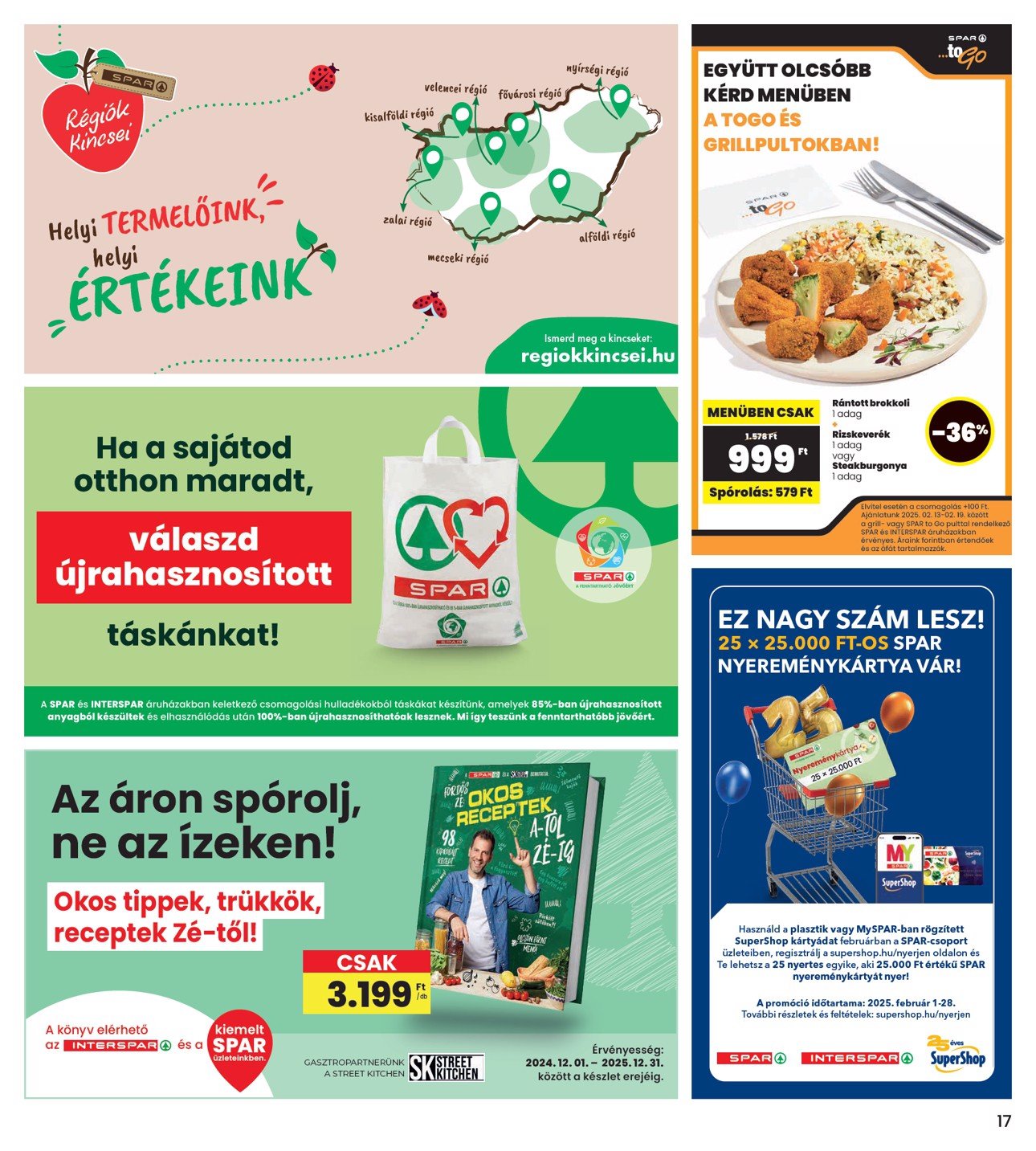 spar - INTERSPAR akciós újság, érvényes 02.13. - 02.19. - page: 17