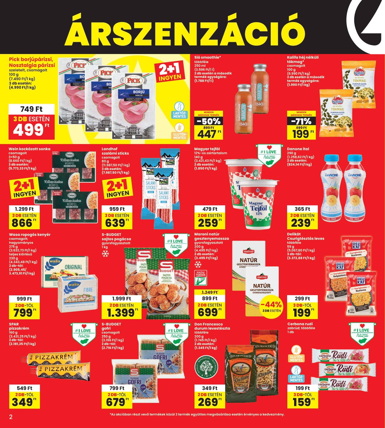 spar - INTERSPAR akciós újság, érvényes 02.13. - 02.19. - page: 2