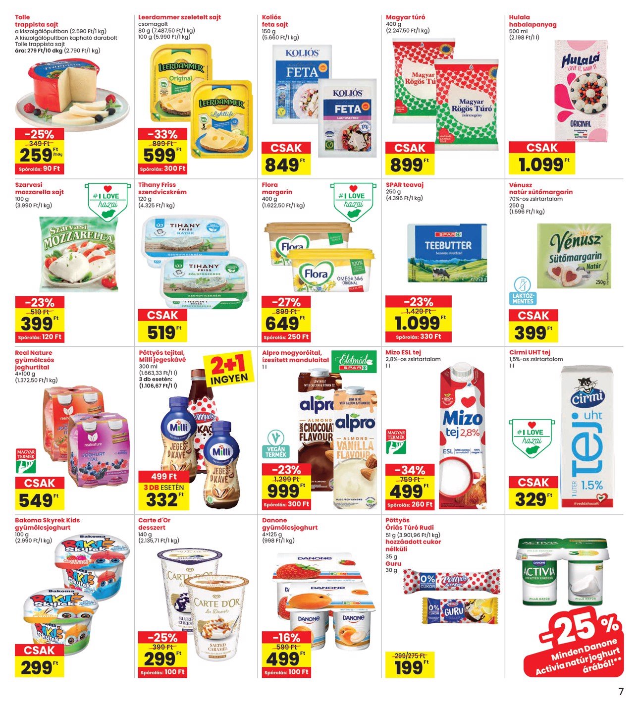 spar - INTERSPAR akciós újság, érvényes 02.13. - 02.19. - page: 7