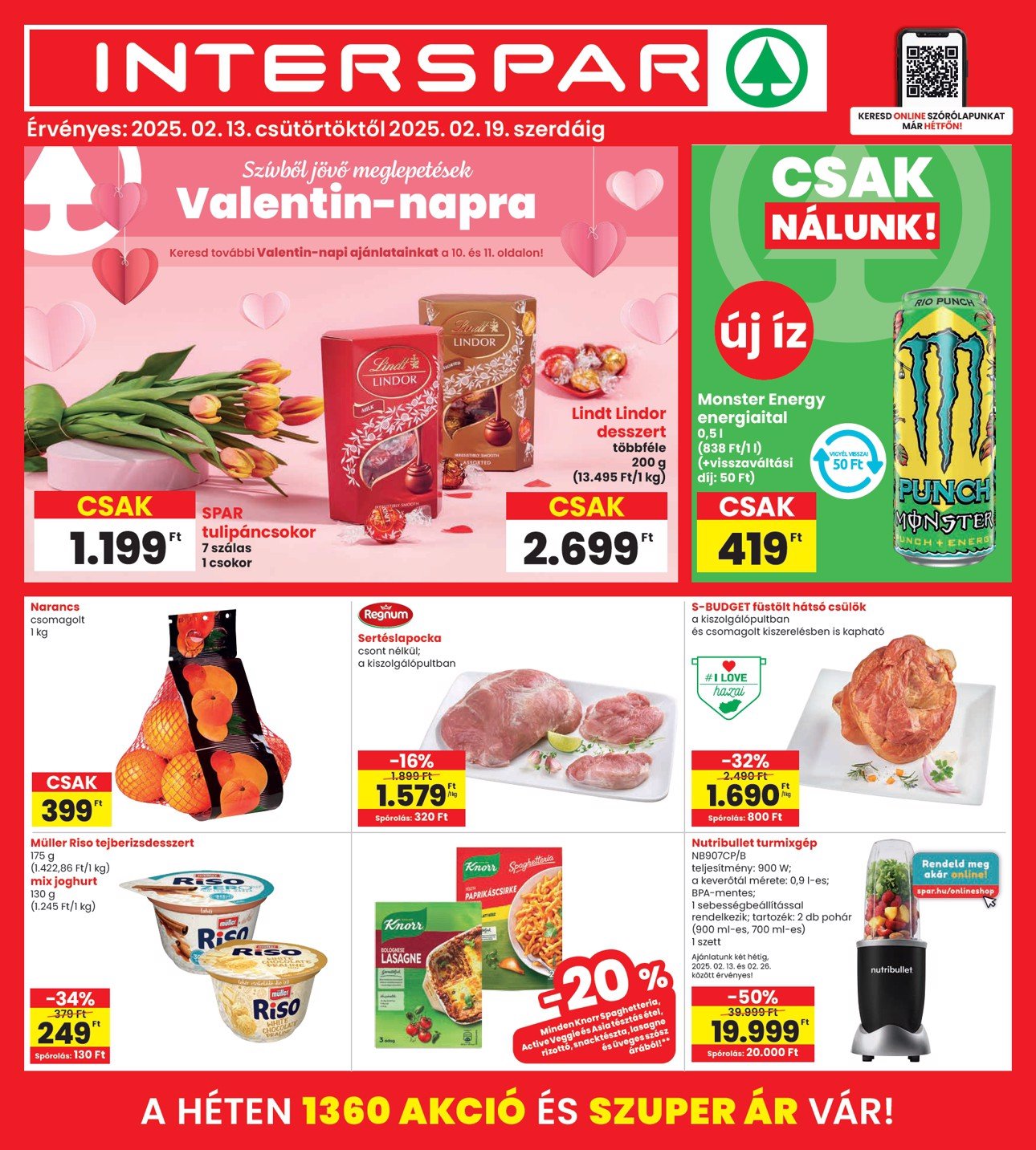 spar - INTERSPAR akciós újság, érvényes 02.13. - 02.19.