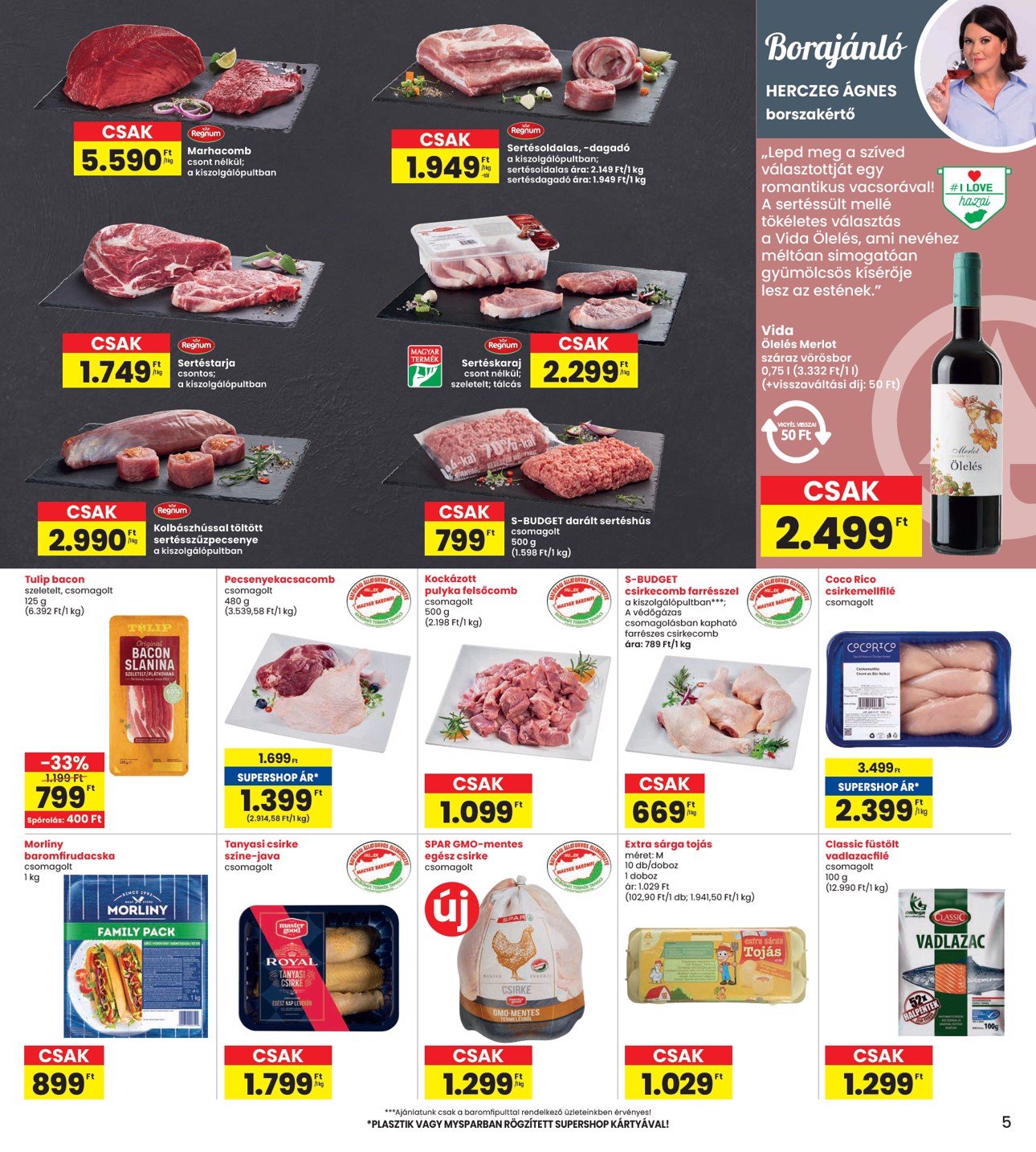 spar - INTERSPAR akciós újság, érvényes 02.13. - 02.19. - page: 5