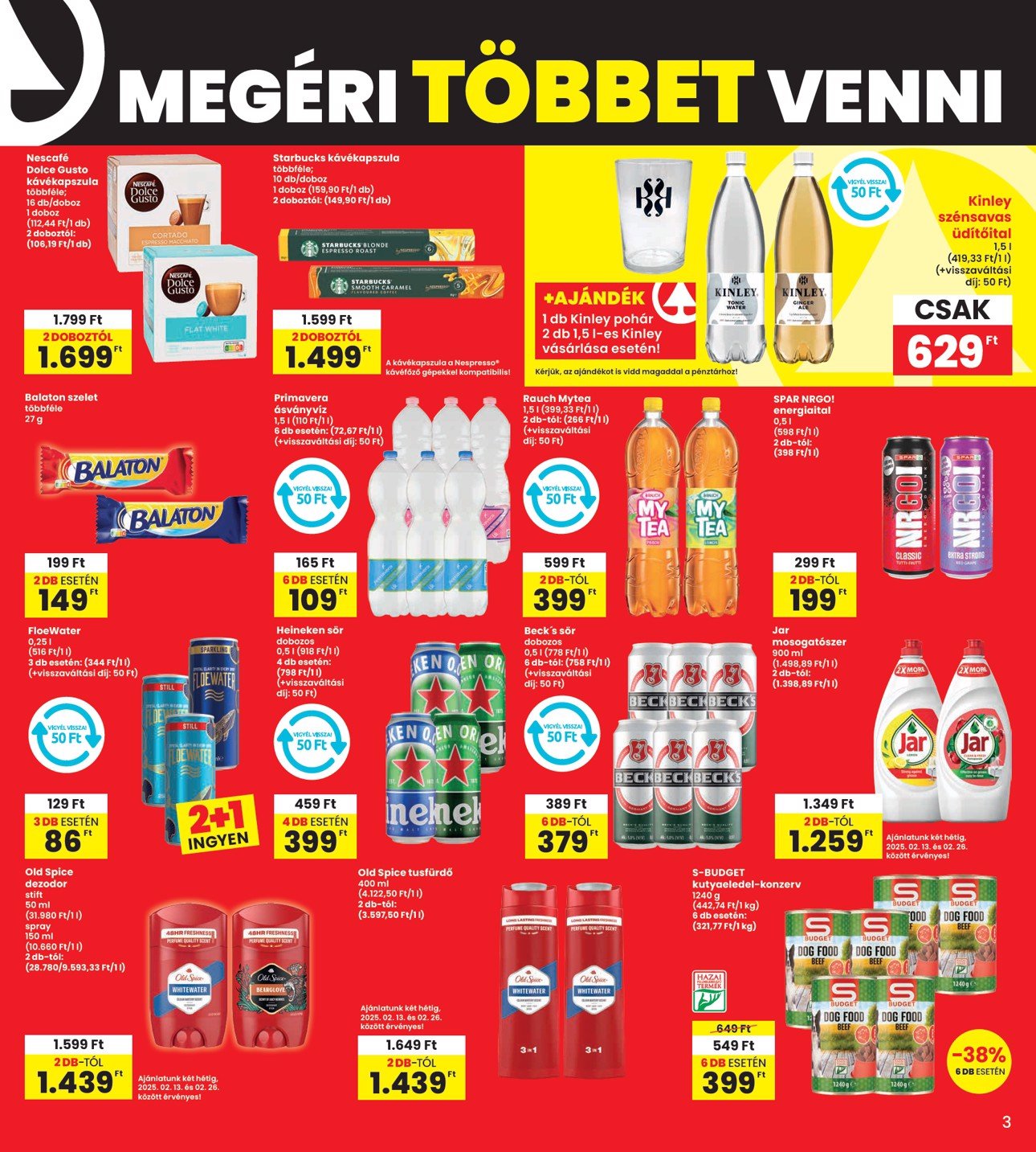 spar - INTERSPAR akciós újság, érvényes 02.13. - 02.19. - page: 3