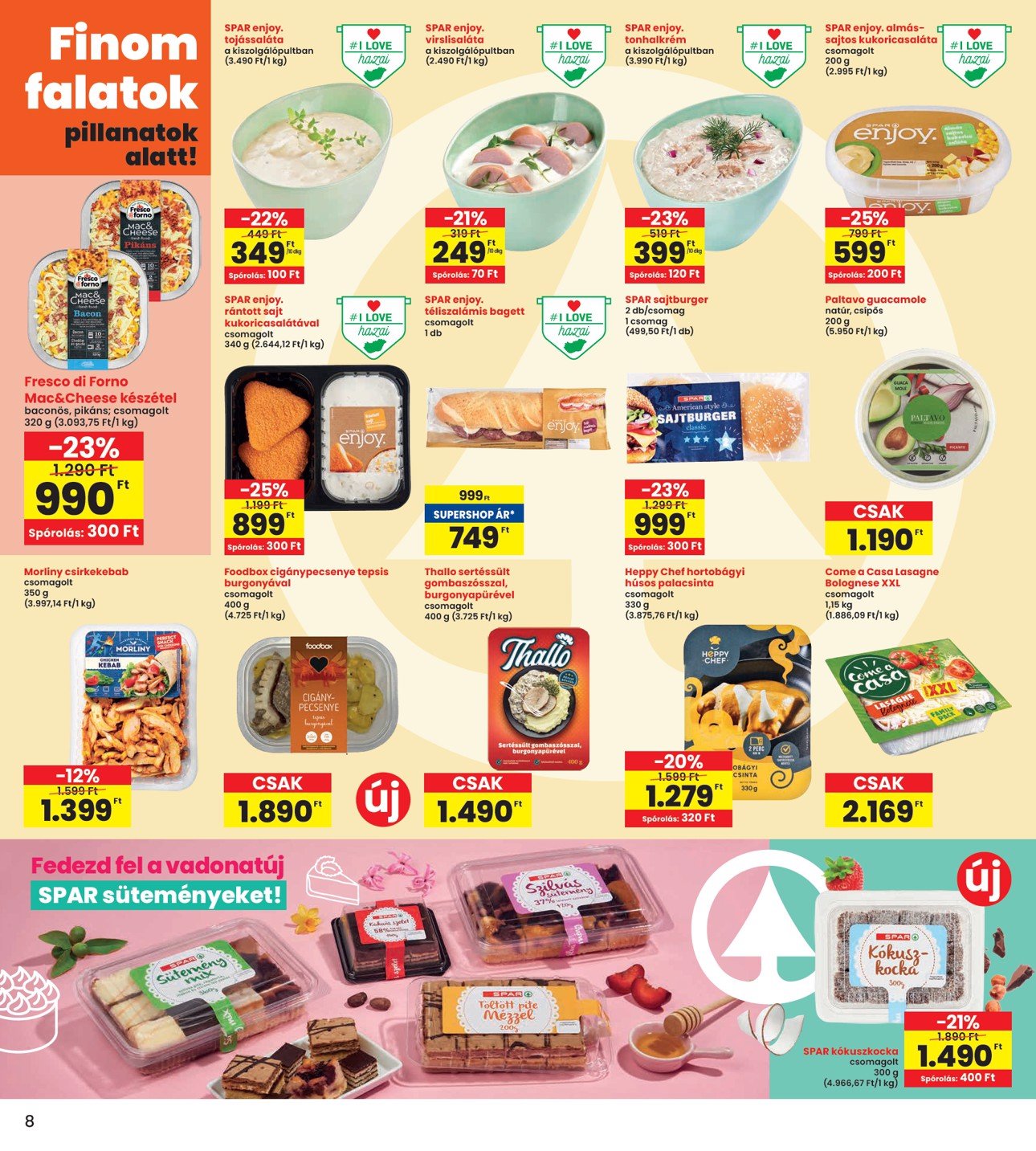 spar - INTERSPAR akciós újság, érvényes 02.13. - 02.19. - page: 8