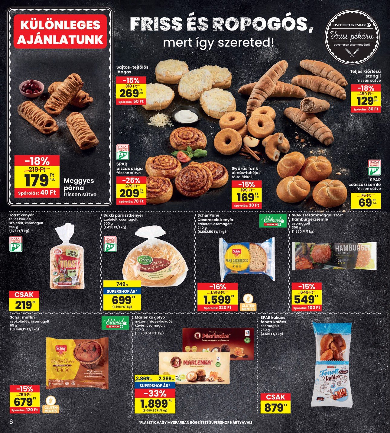 spar - INTERSPAR akciós újság, érvényes 02.13. - 02.19. - page: 6