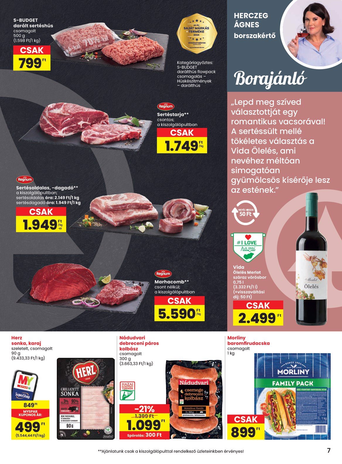 spar - SPAR akciós újság, érvényes 02.13. - 02.19. - page: 7