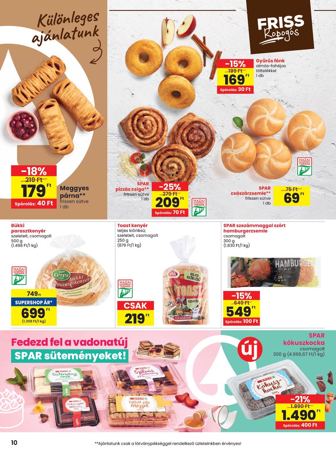 spar - SPAR akciós újság, érvényes 02.13. - 02.19. - page: 10