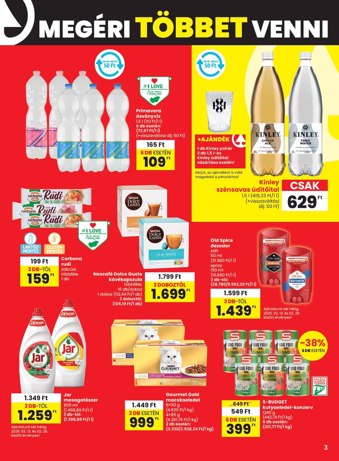 spar - SPAR akciós újság, érvényes 02.13. - 02.19. - page: 3