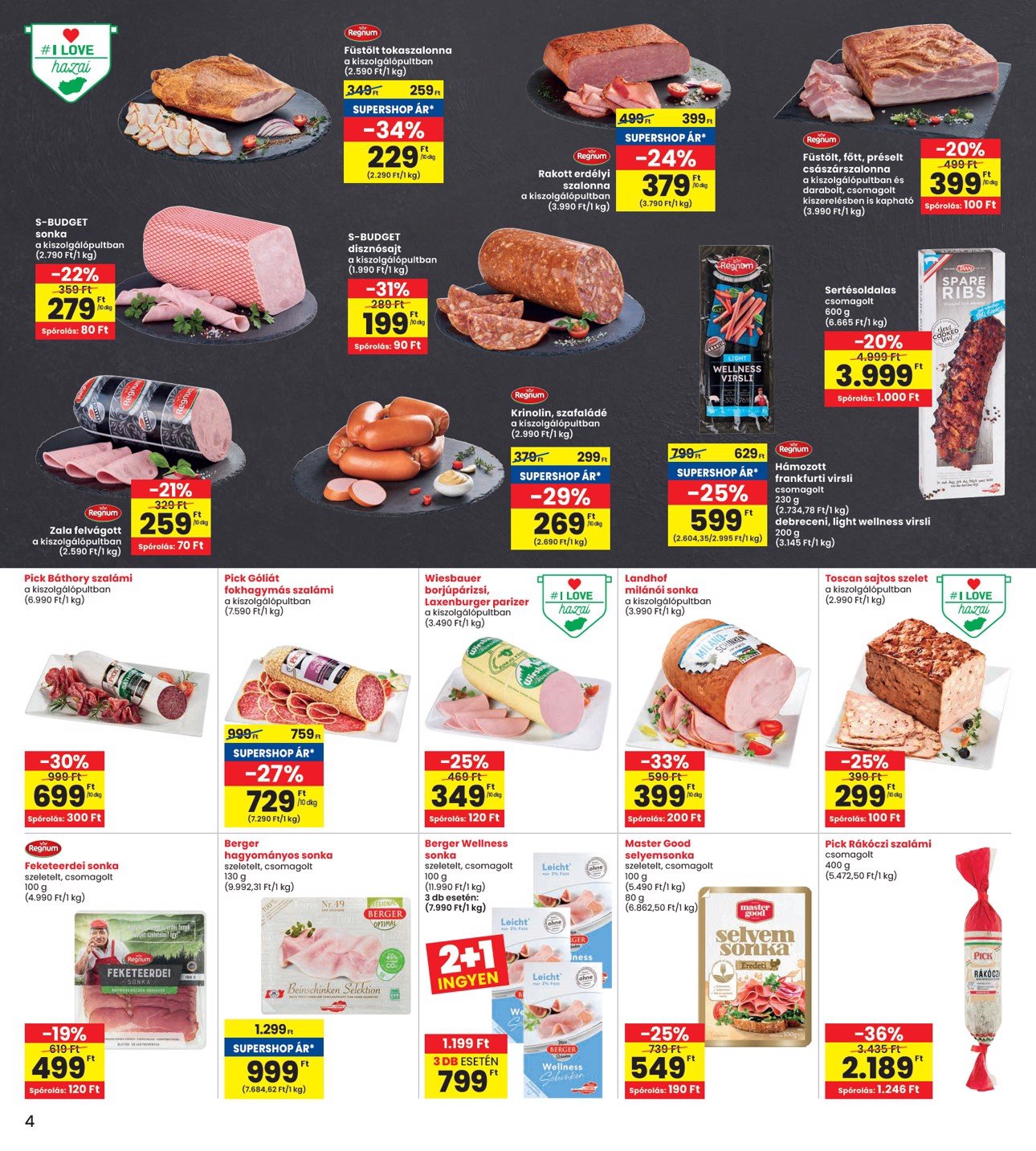 spar - INTERSPAR akciós újság, érvényes 02.20. - 02.26. - page: 4