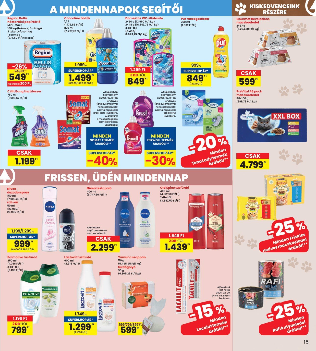 spar - INTERSPAR akciós újság, érvényes 02.20. - 02.26. - page: 15