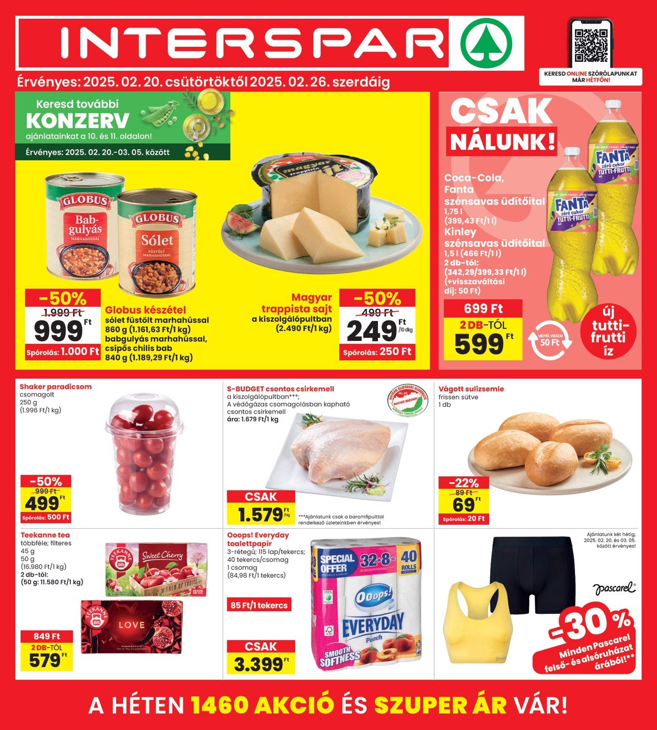 spar - INTERSPAR akciós újság, érvényes 02.20. - 02.26.