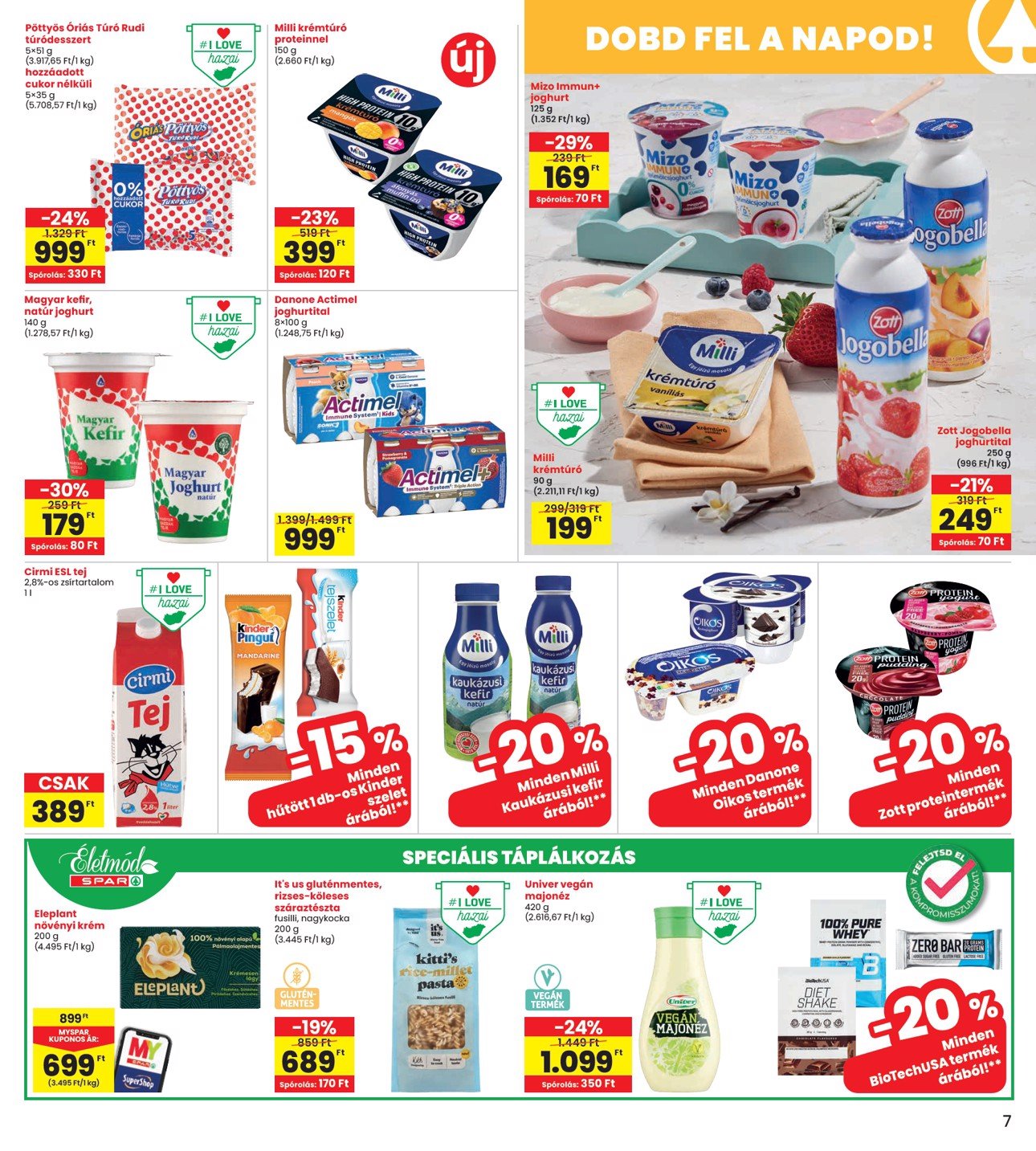 spar - INTERSPAR akciós újság, érvényes 02.20. - 02.26. - page: 7