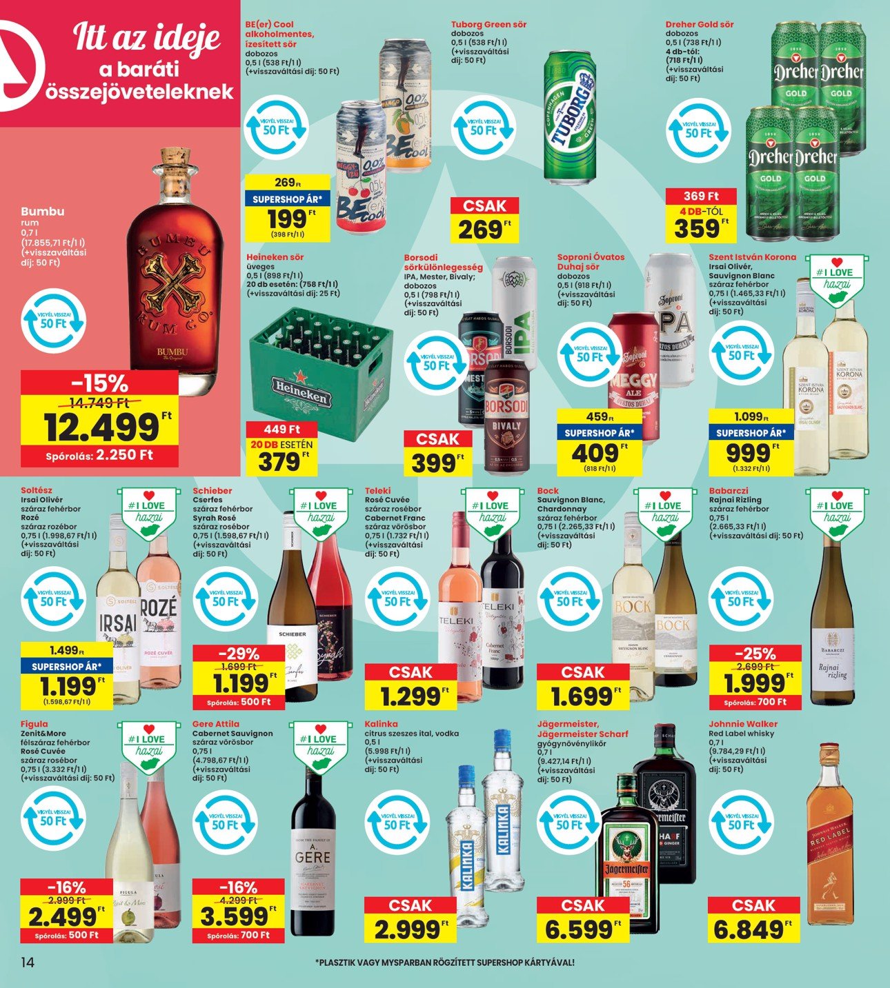 spar - INTERSPAR akciós újság, érvényes 02.20. - 02.26. - page: 14