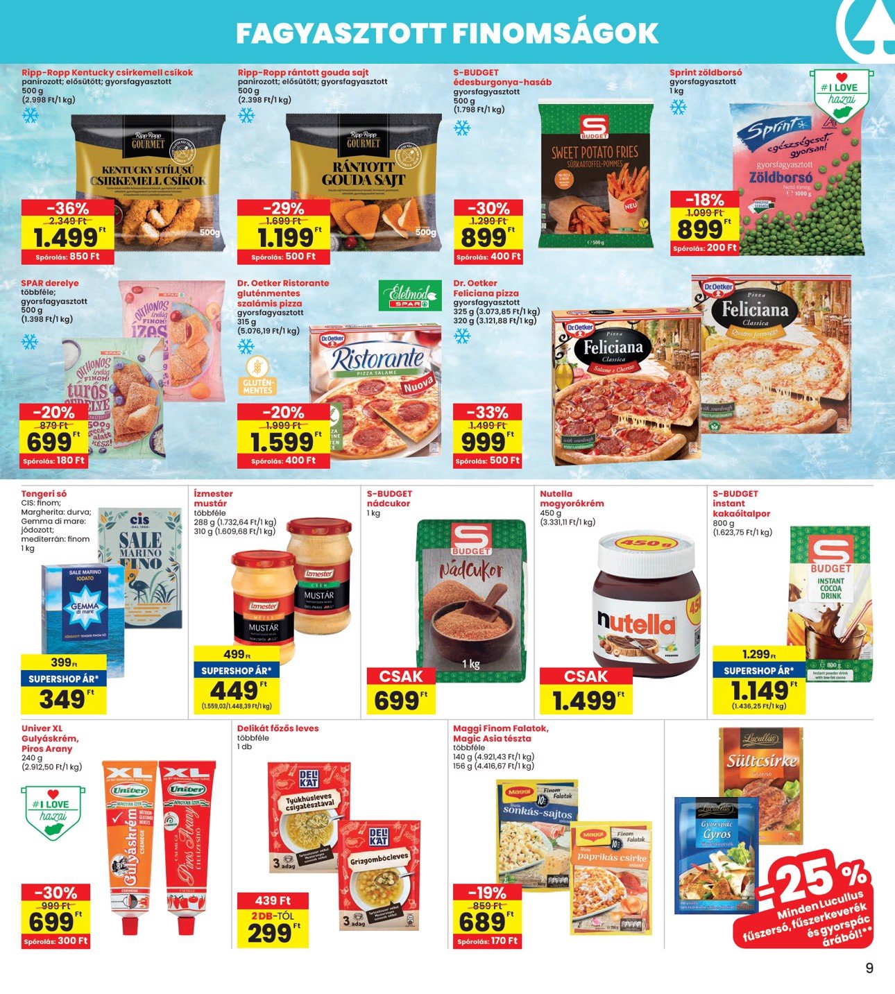 spar - INTERSPAR akciós újság, érvényes 02.20. - 02.26. - page: 9