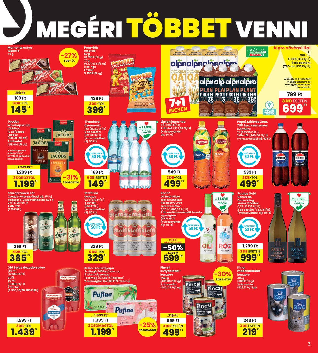 spar - INTERSPAR akciós újság, érvényes 02.20. - 02.26. - page: 3