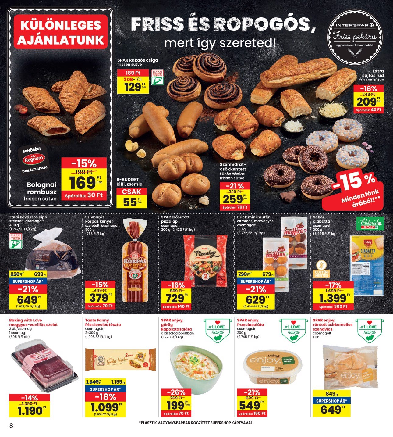 spar - INTERSPAR akciós újság, érvényes 02.20. - 02.26. - page: 8