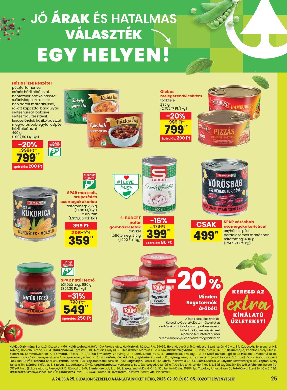 spar - SPAR - Extra akciós újság, érvényes 02.20. - 02.26. - page: 6