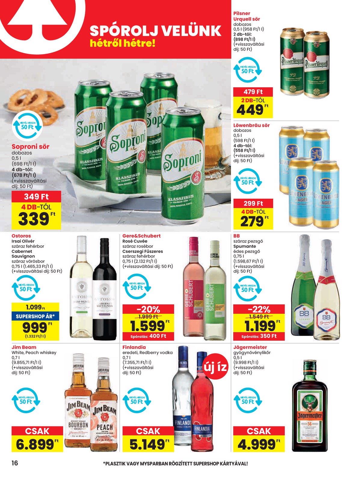 spar - SPAR akciós újság, érvényes 03.13. - 03.19. - page: 16