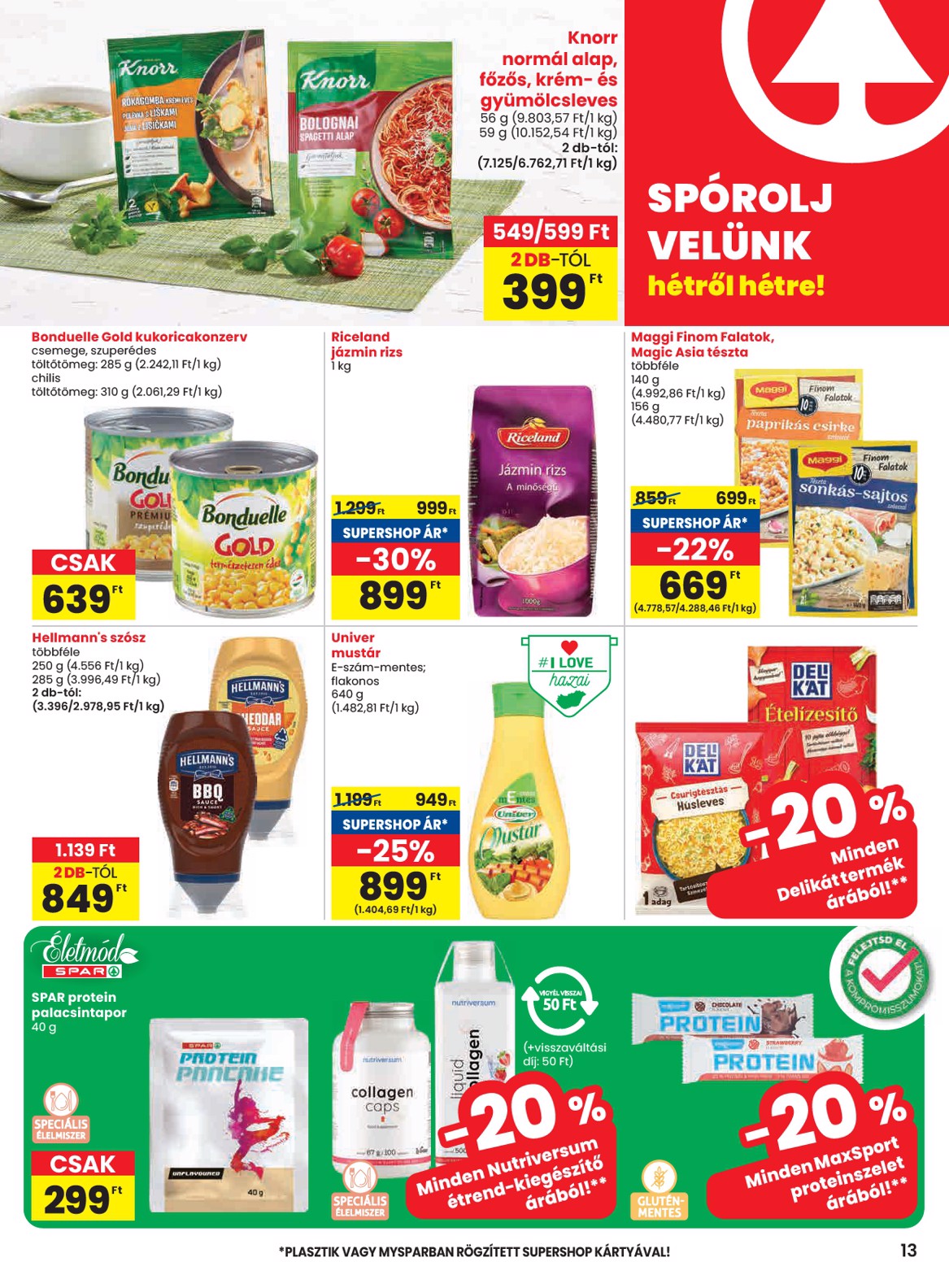 spar - SPAR akciós újság, érvényes 03.13. - 03.19. - page: 13