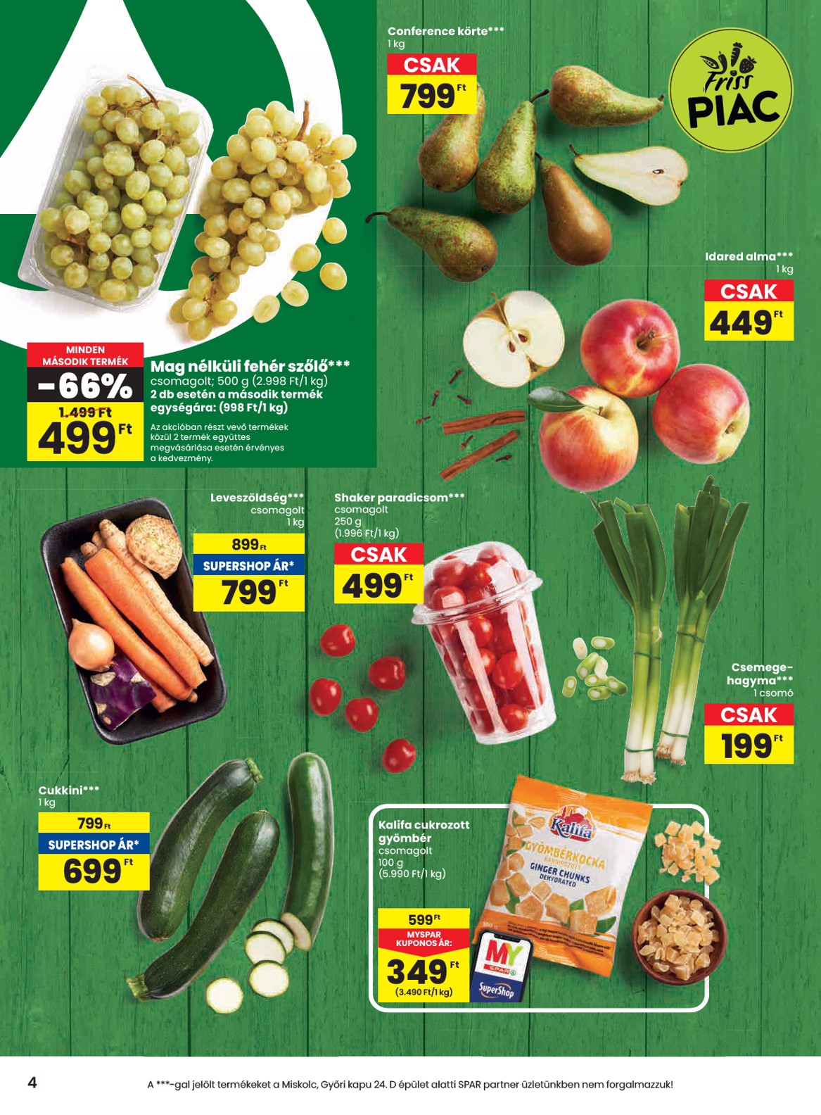 spar - SPAR akciós újság, érvényes 03.13. - 03.19. - page: 4