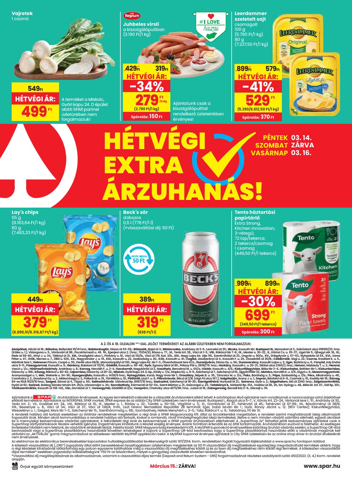 spar - SPAR akciós újság, érvényes 03.13. - 03.19. - page: 20