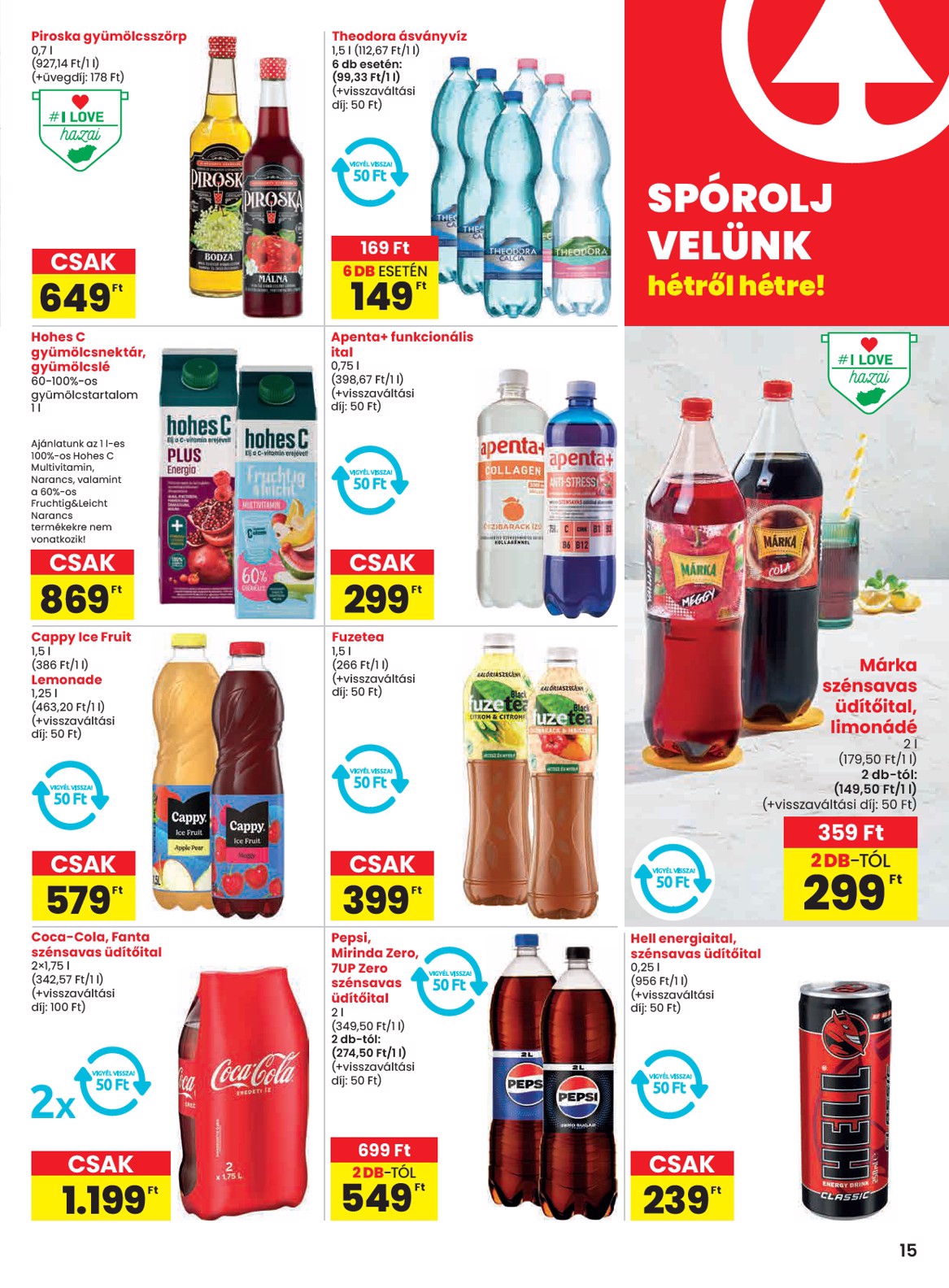 spar - SPAR akciós újság, érvényes 03.13. - 03.19. - page: 15