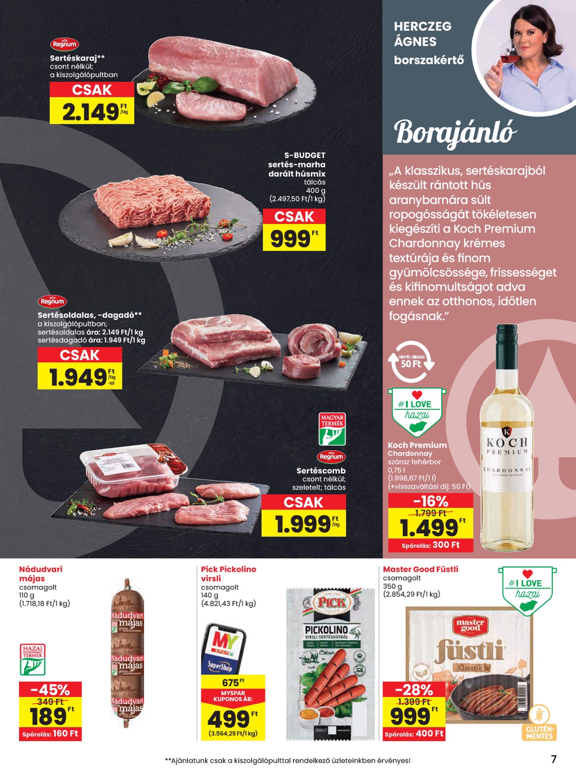 spar - SPAR akciós újság, érvényes 03.13. - 03.19. - page: 7