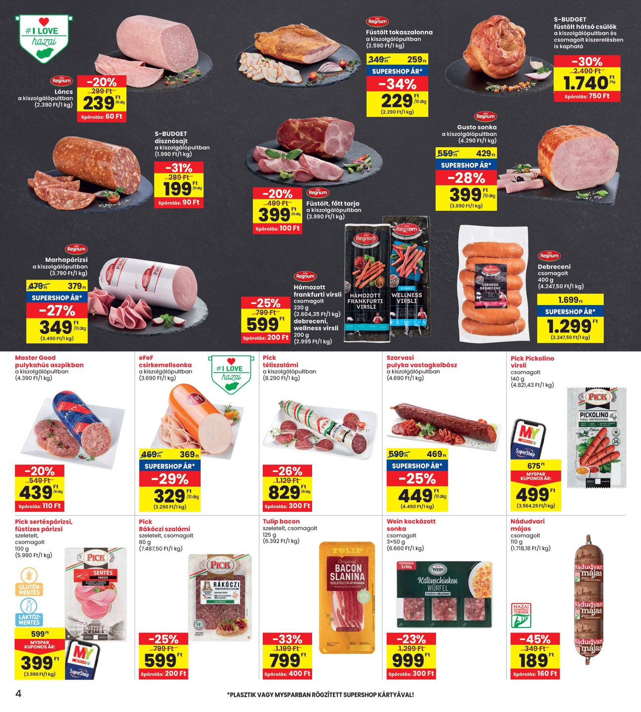 spar - INTERSPAR akciós újság, érvényes 03.13. - 03.19. - page: 4