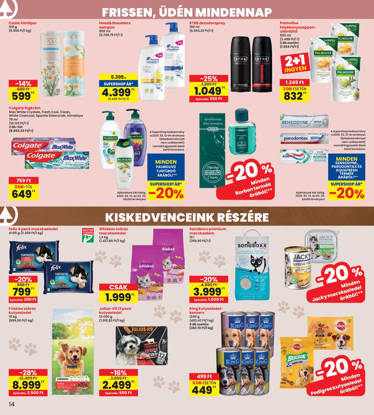 spar - INTERSPAR akciós újság, érvényes 03.13. - 03.19. - page: 14