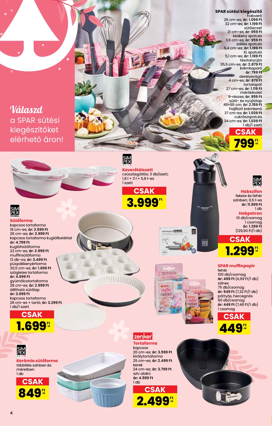 spar - INTERSPAR - Tavasz katalógus akciós újság, érvényes 03.12. - 04.22. - page: 4