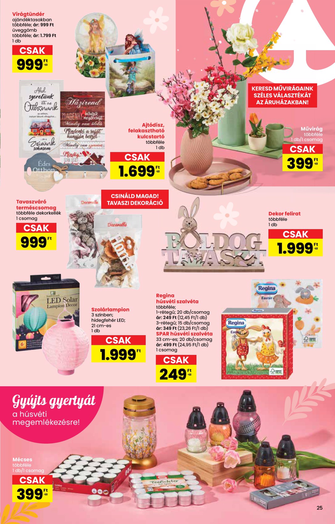 spar - INTERSPAR - Tavasz katalógus akciós újság, érvényes 03.12. - 04.22. - page: 25