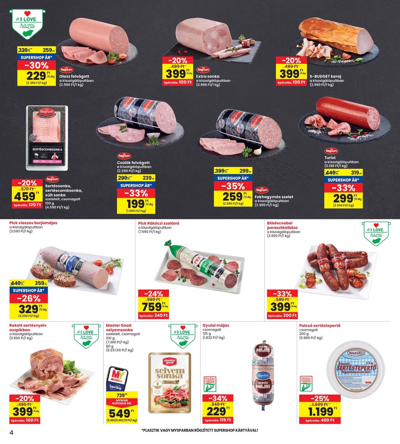 spar - INTERSPAR akciós újság, érvényes 04.23. - 04.30. - page: 4