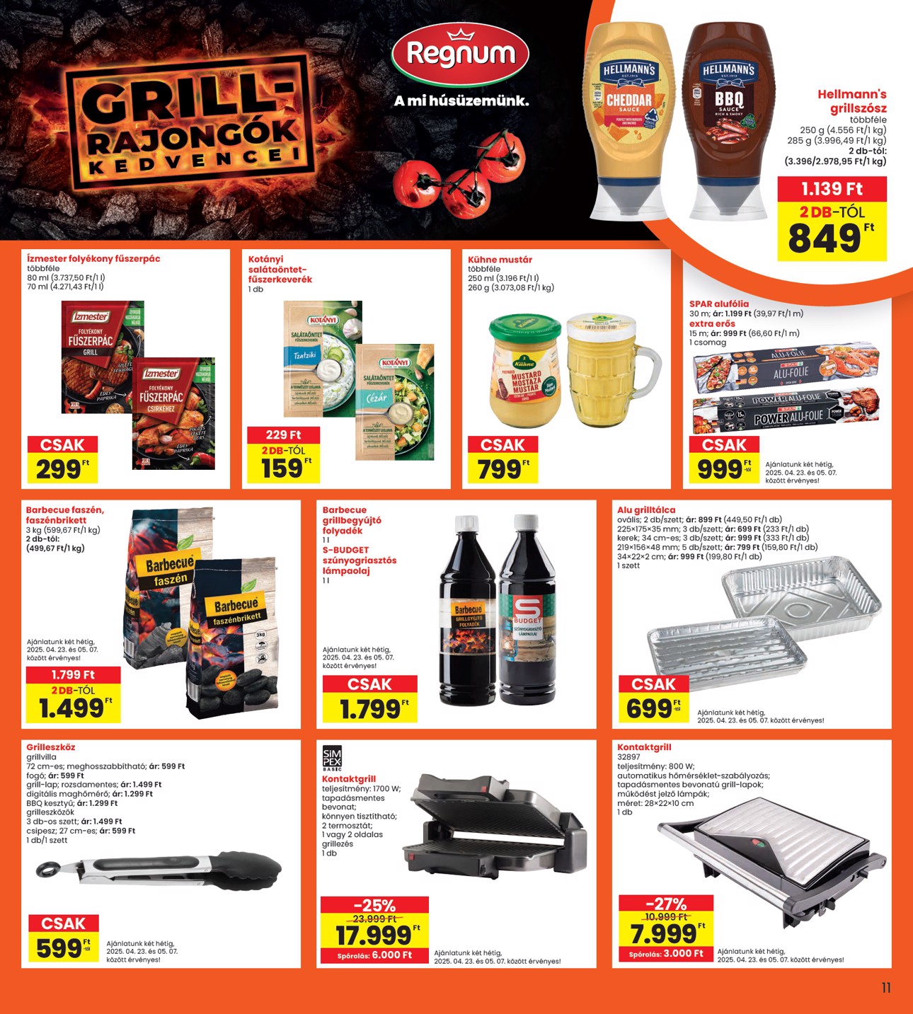 spar - INTERSPAR akciós újság, érvényes 04.23. - 04.30. - page: 11