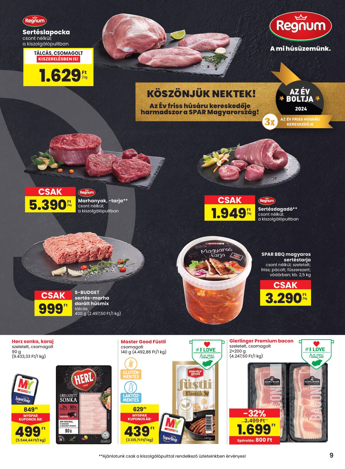 spar - SPAR akciós újság, érvényes 05.02. - 05.07. - page: 9