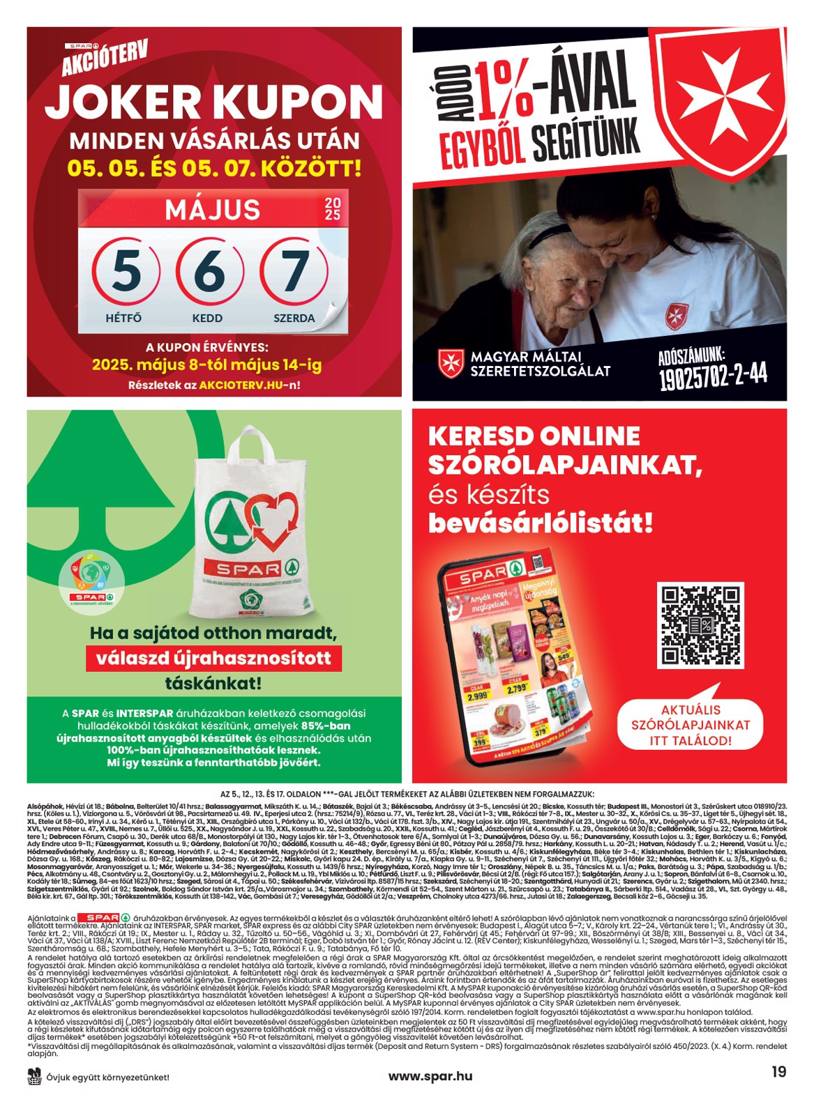spar - SPAR akciós újság, érvényes 05.02. - 05.07. - page: 19