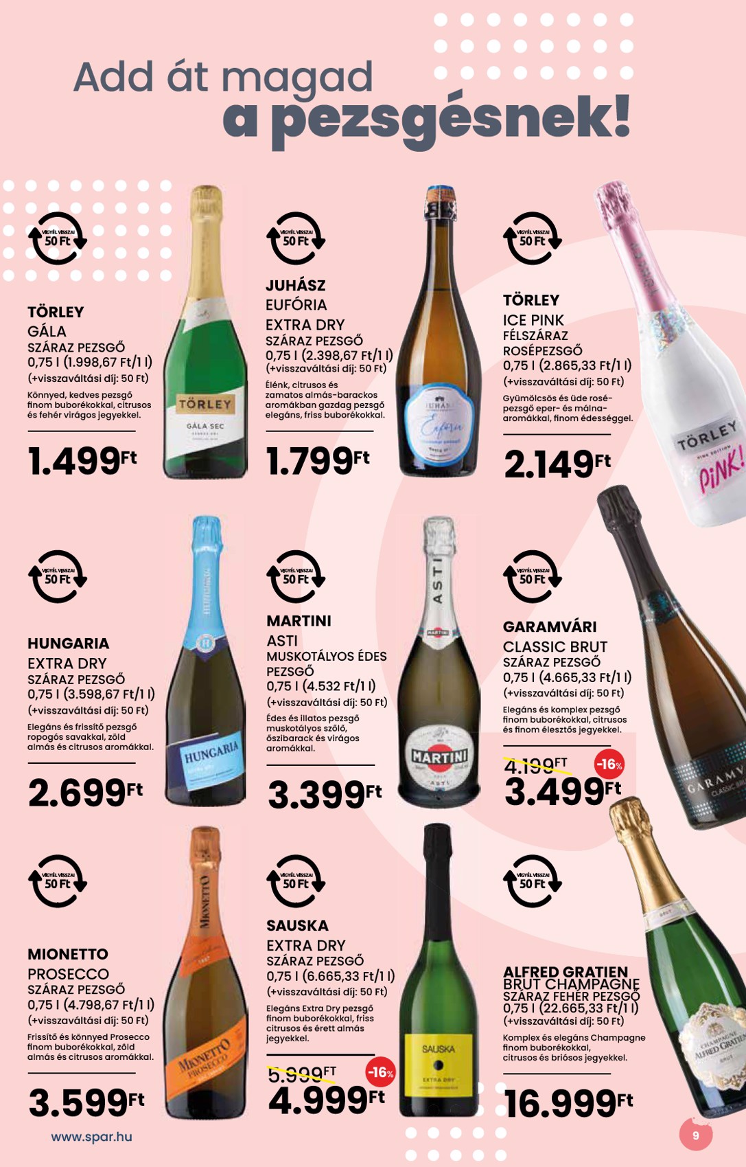 spar - SPAR - BOR tavasz akciós újság, érvényes 05.02. - 05.28. - page: 9