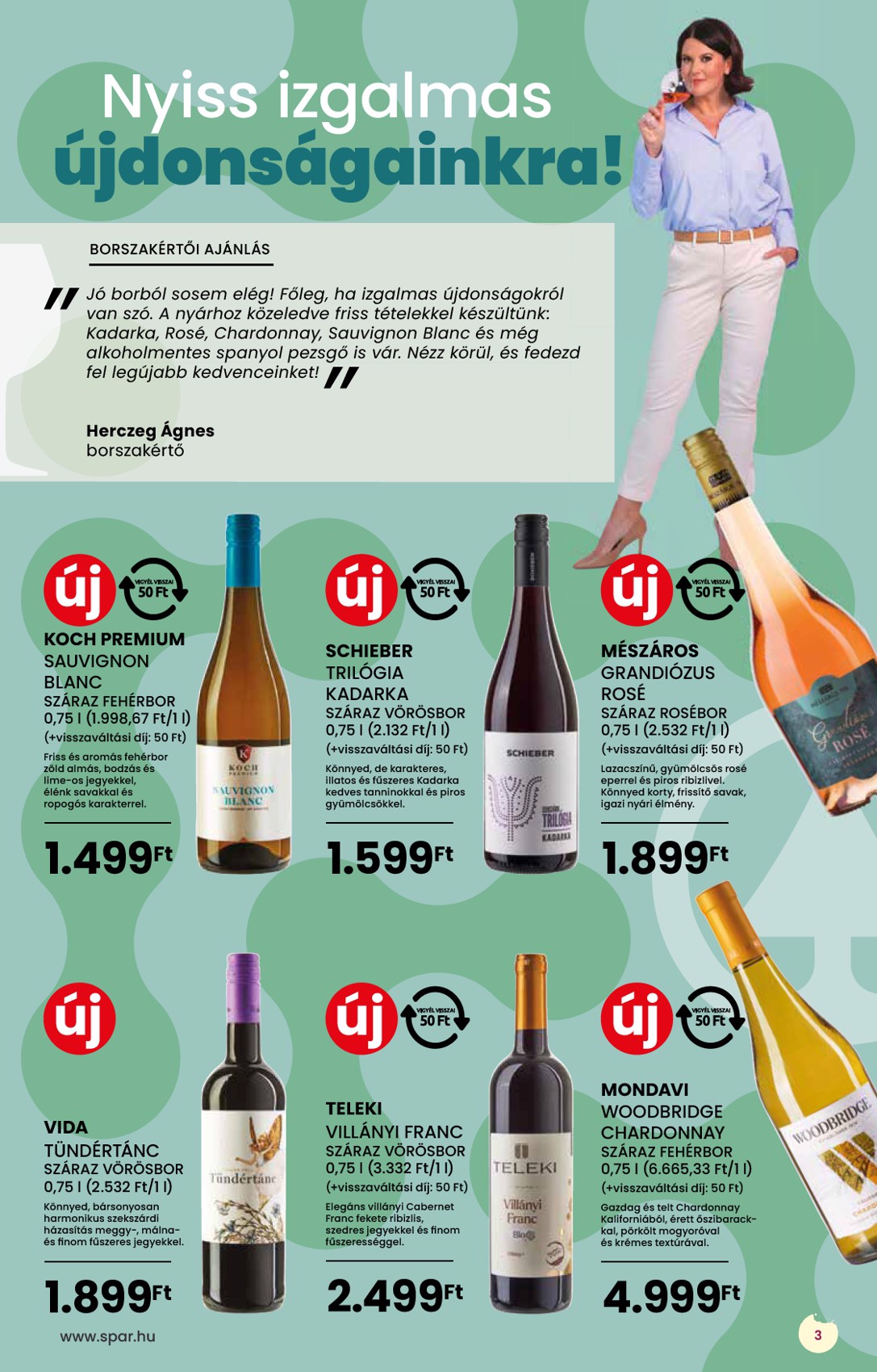 spar - SPAR - BOR tavasz akciós újság, érvényes 05.02. - 05.28. - page: 3